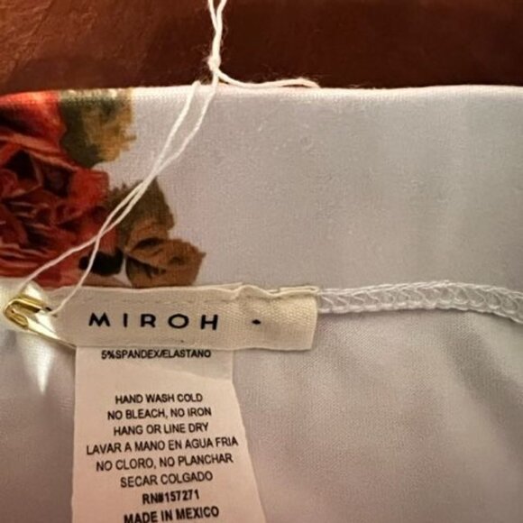 Tiger Print Floral  Dress Miroh Strapless Tube Soft Stretch Midi women fashion‎ - Picture 4 of 7